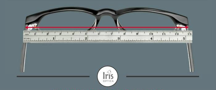 Calcularea latimii (LT) totale a ramei ochelarilor de vedere pentru copii