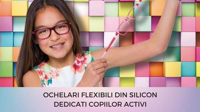 Ochelari flexibili din silicon, dedicati copiilor activi