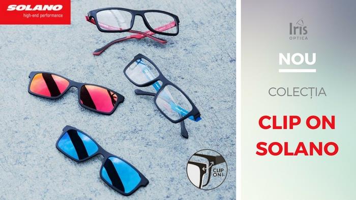 Colectia clip on Solano: ochelari de vedere si protectie solara!